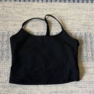 Beyond Yoga Black Cropped Tank